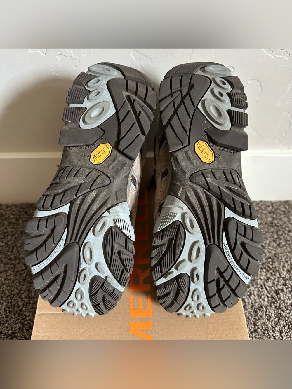 Women's BRINDLE Merrell Moab 2 Mid Waterproof Hiking Shoes Size 9 - Picture 10 of 15